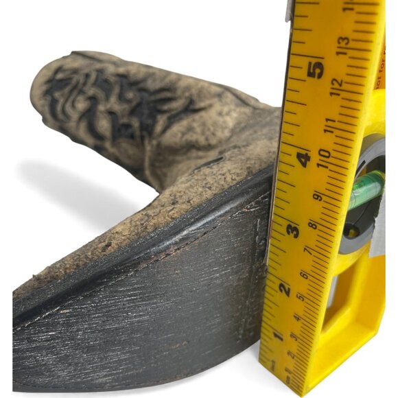 Corral Leather Western Cowgirl Snip Toe Glitter Boots Women's 7 - Picture 12 of 13